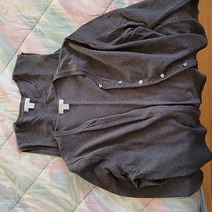 Charter Club XL Gray Sweater Set